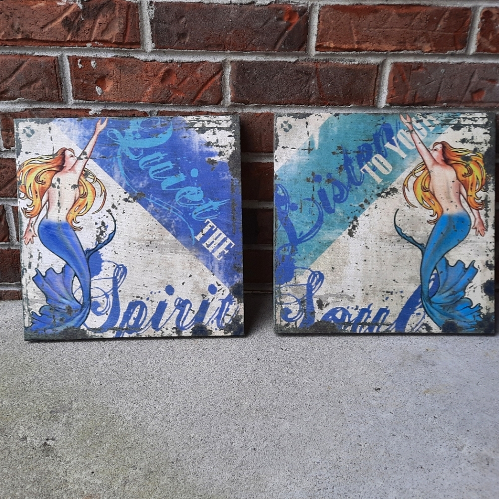 Mermaid Painting Decor Set